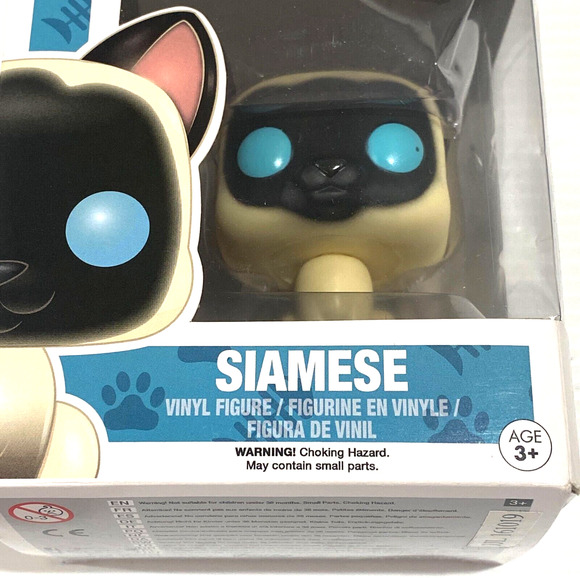 Funko Pop Pets SIAMESE CAT #13 Vinyl Figure New Rare Vaulted 2016 - Picture 2 of 9